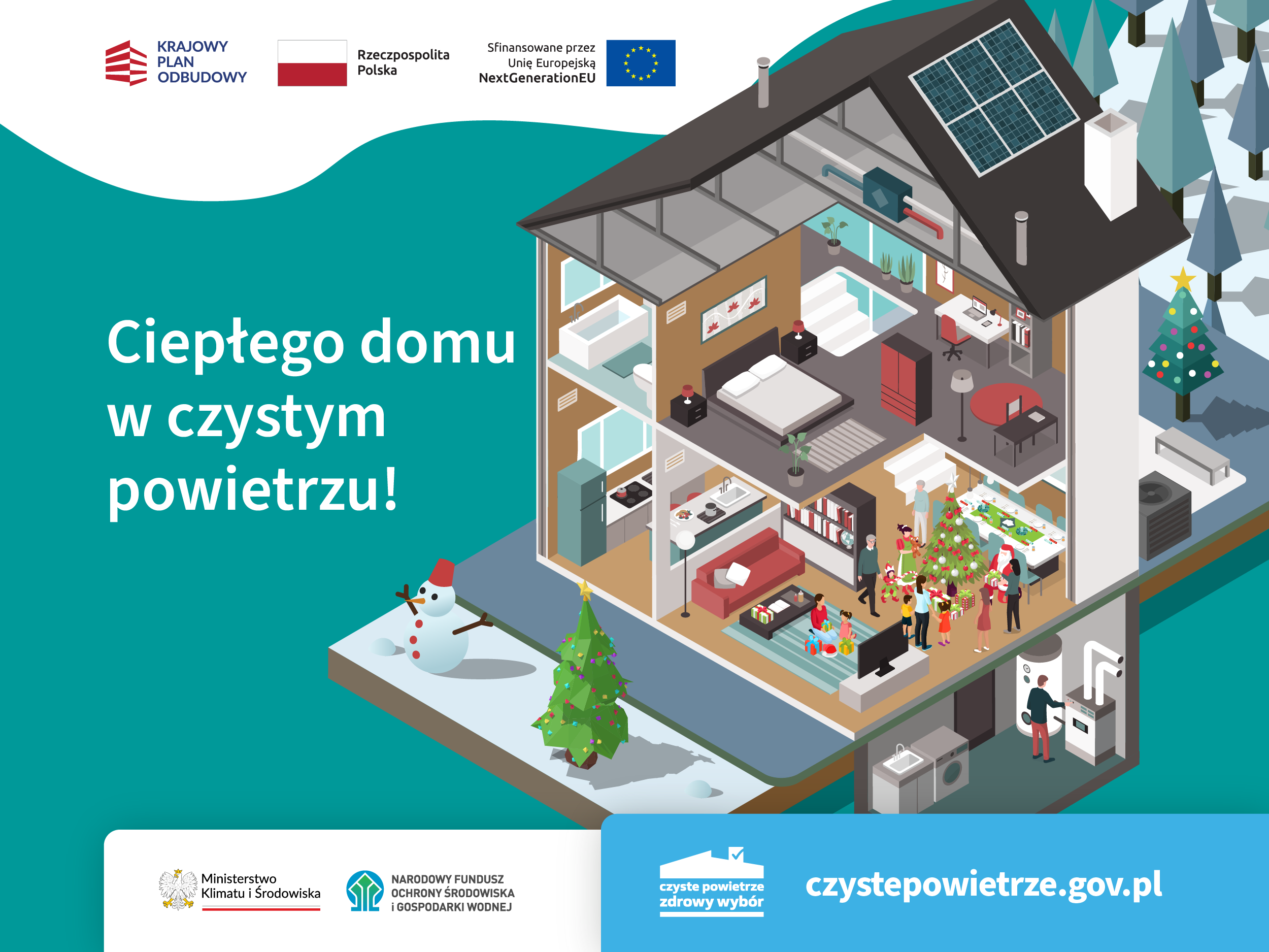 program Czyste Powietrze Grafika Ministerstwa Klimatu i Środowiska programu Czyste Powietrze